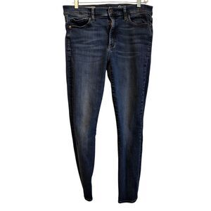 GAP Resolution True Skinny Mid-Rise Dark Wash Jeans